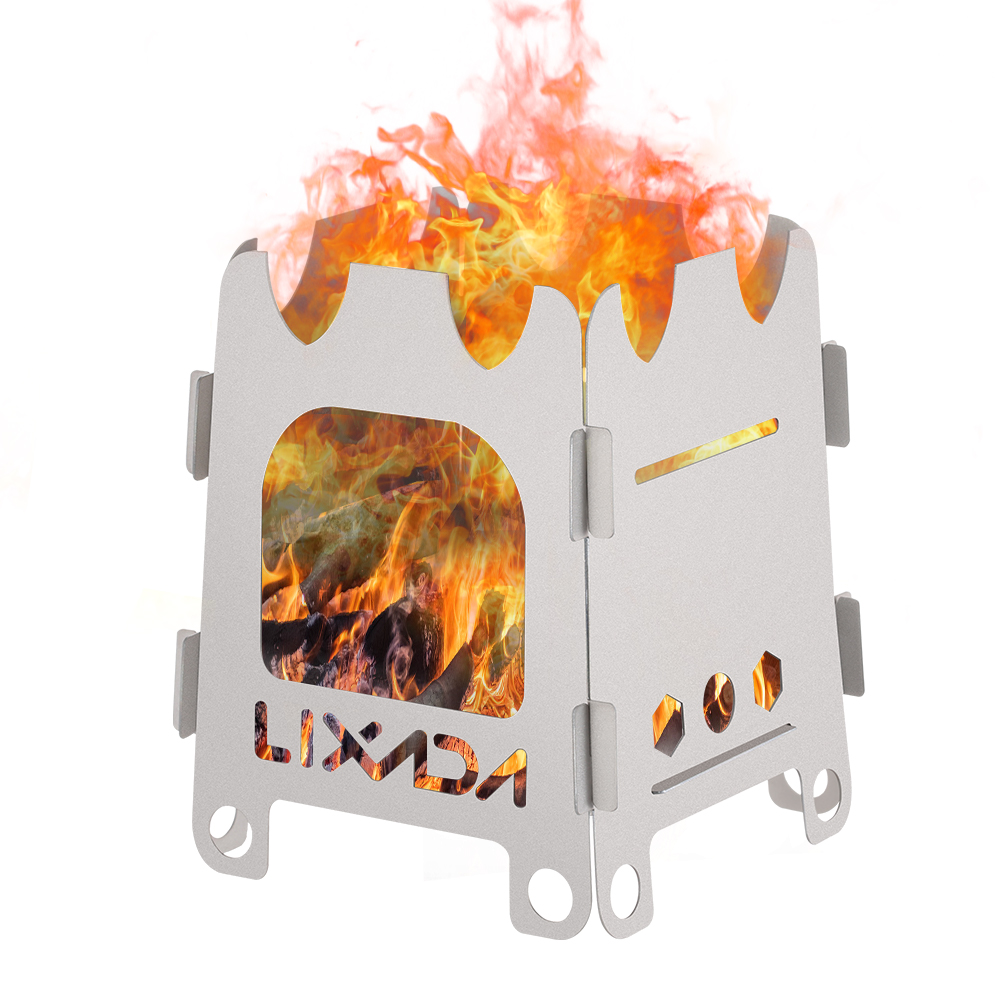 Outdoor Camping Sink - Lixada Tytan/stal nierdzewna Outdoor Camping Stove