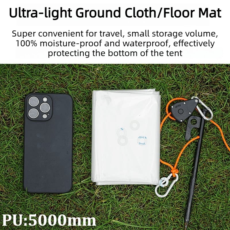 Ultralight Ground Sheet - Ultralekka mata pod namiot 5000mm, wodoodporna,