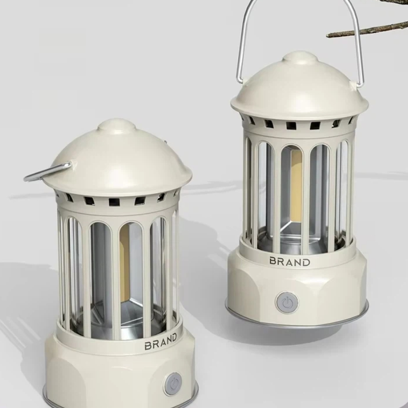 Battery Outdoor Camping - Uniwersalna Retro Lampa Kempingowa Przenośna COB