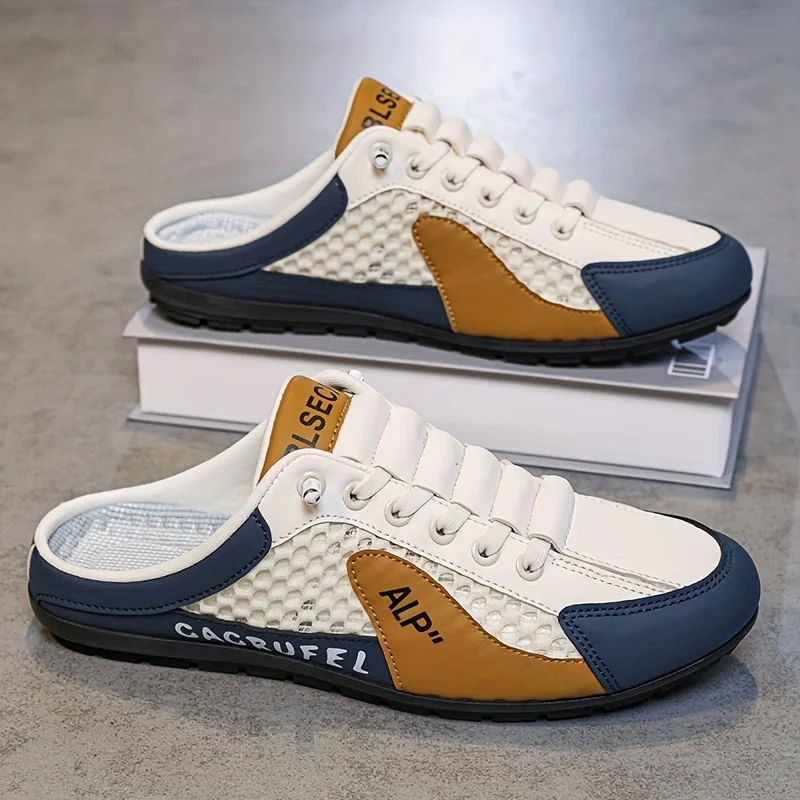 Outdoor Camping Slippers - Męskie buty casual 2026, oddychające, antypoślizgowe,