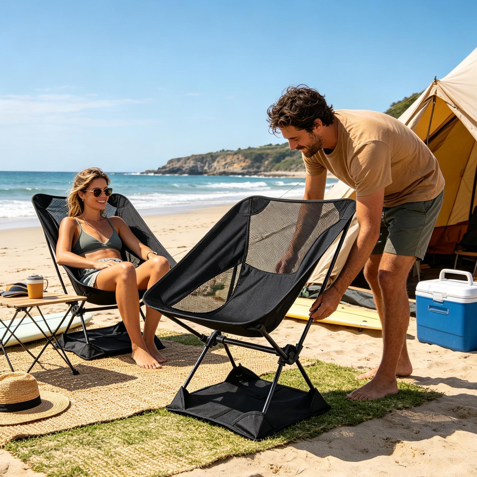 Outdoor Camping Table And Chairs - Mata pod krzesło kempingowe z tkaniny