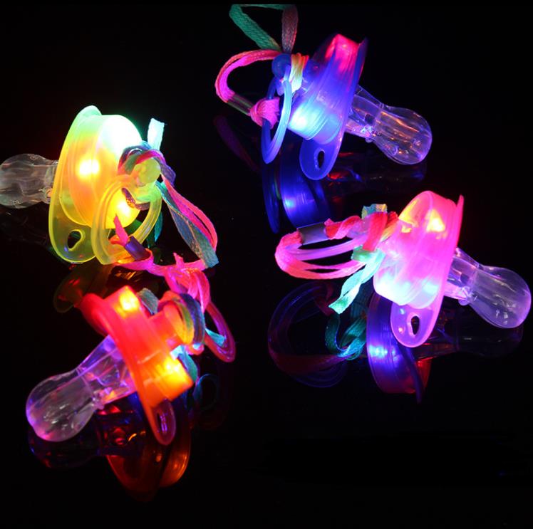 Glow Sticks Survival - 500 sztuk LED migający smoczek gwizdek