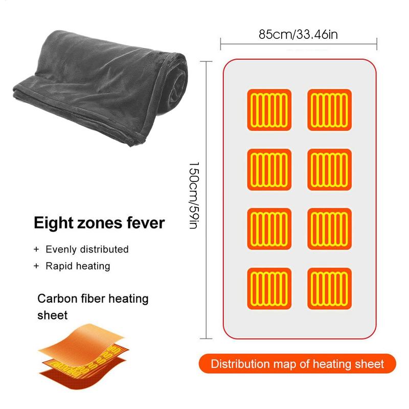 Outdoor Camping Heated Blanket - Podgrzewany szal Owijki Ogrzewanie Szal elektryczny