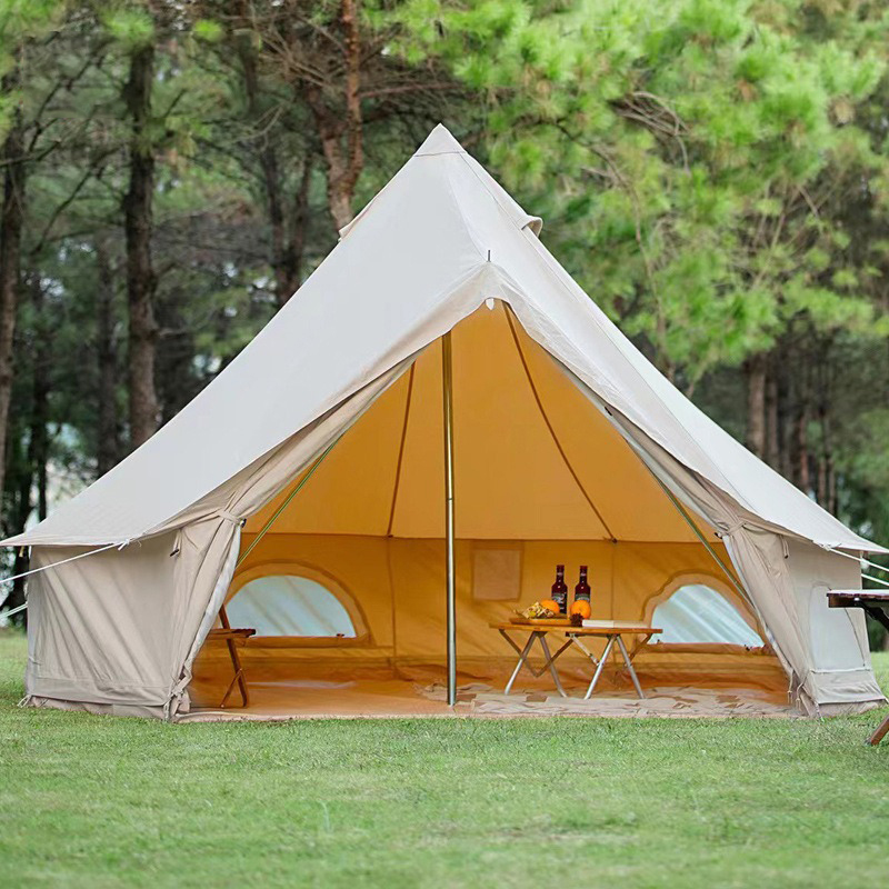 Outdoor Camping And Glamping - Luksusowy, wodoodporny, duży namiot jurtowy mongolski