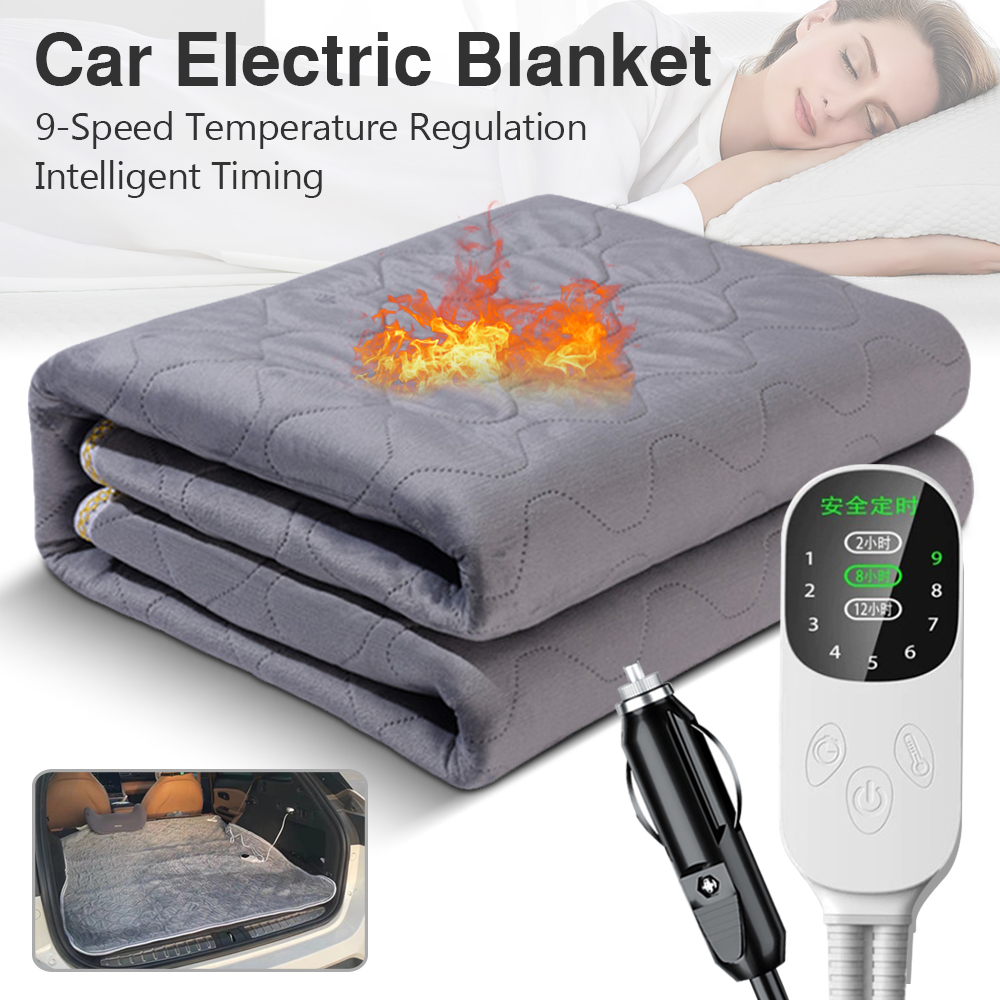 Outdoor Camping Heated Blanket - Koc elektryczny 12V do samochodu, ogrzewany