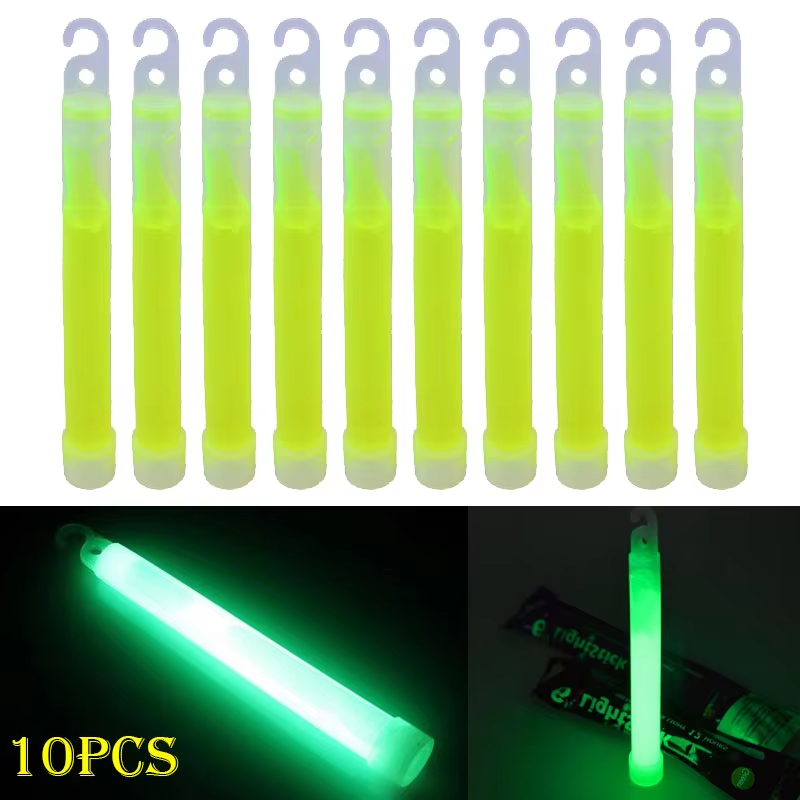 Glow Sticks Survival - 1-20 sztuk świecących pałeczek z haczykiem,