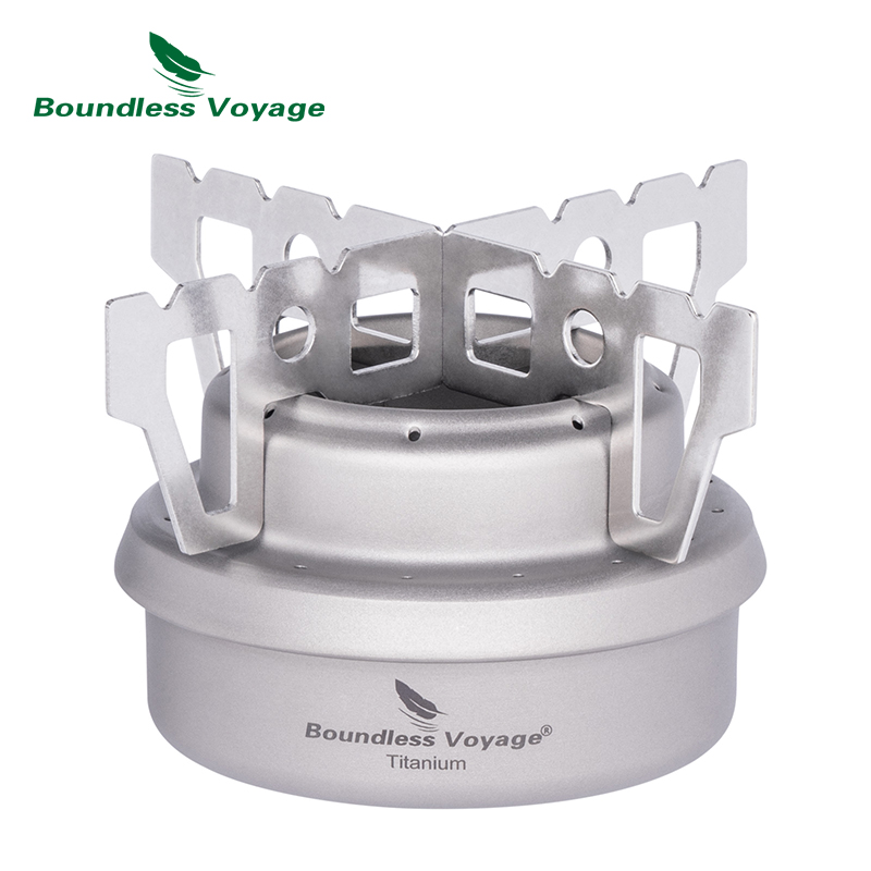 Outdoor Camping Burner - Bezgraniczna podróż Tytanowy palnik spirytusowy Mini