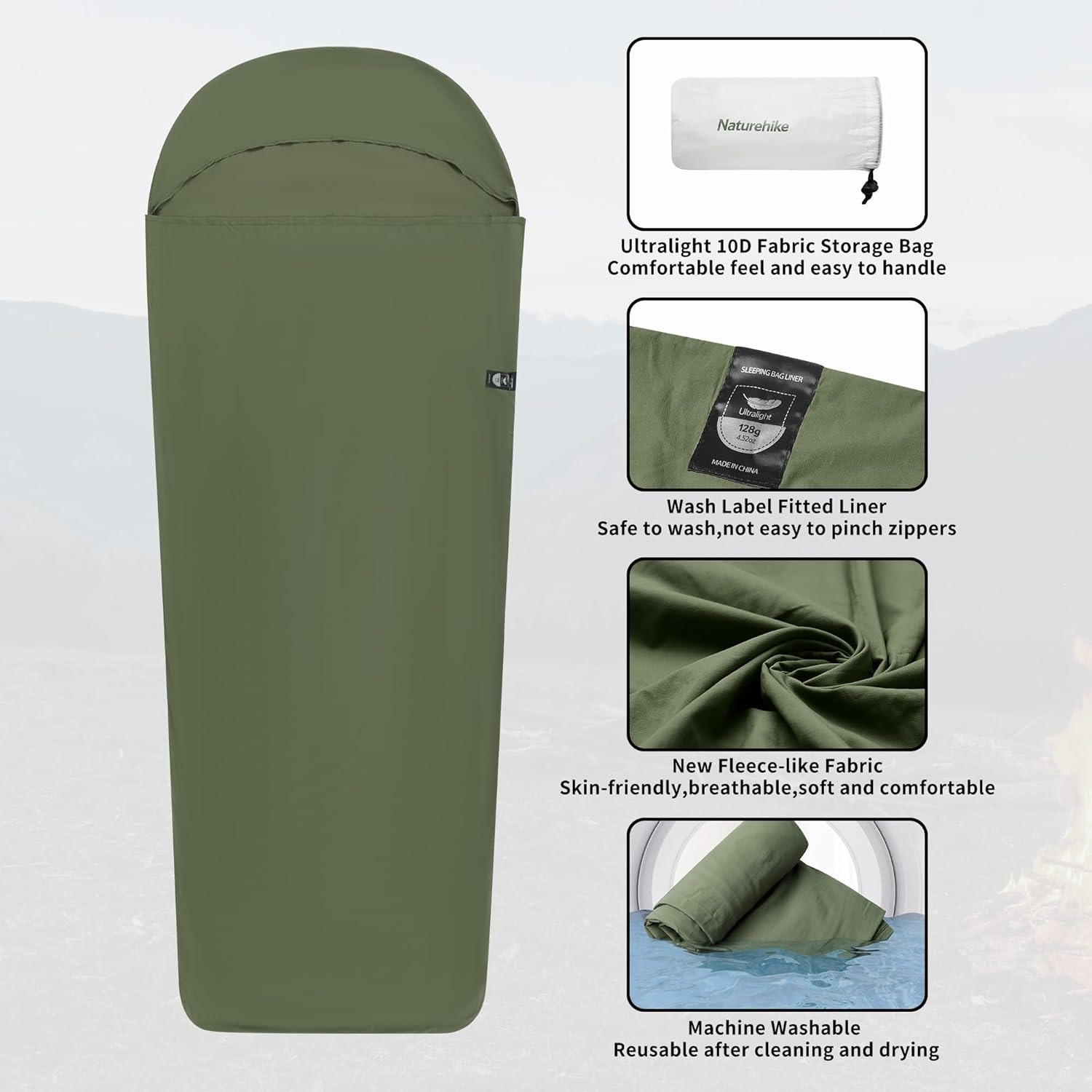 Naturehike Wkładka do Śpiwora  – Ultralight Ground Sheet recenzja i cena
