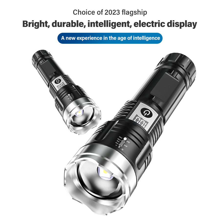 Latarka LED o dużej mocy 20000 – Battery Outdoor Camping recenzja i cena