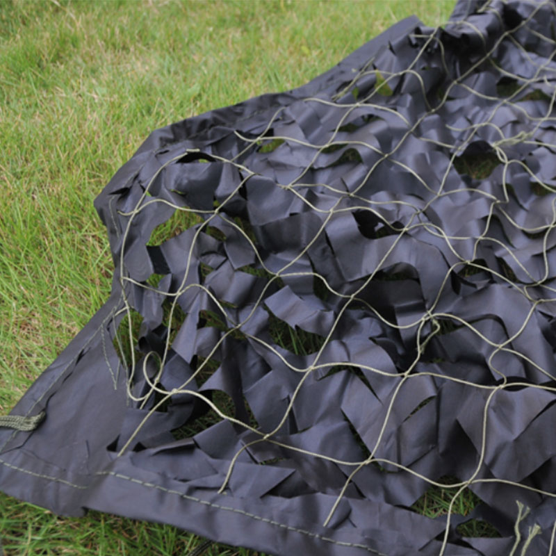 Czarna siatka kamuflażowa z si – Outdoor Camping Exhibition recenzja i cena