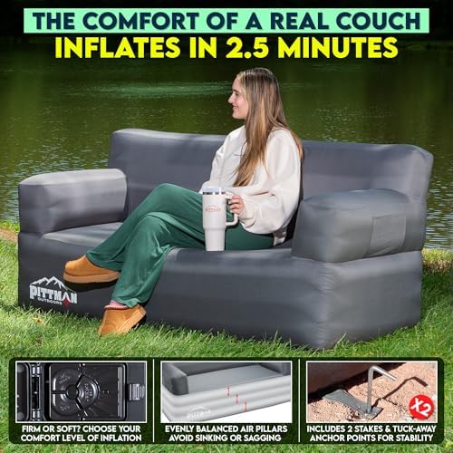 Pittman - Dmuchana sofa z wbud – Outdoor Camping And Glamping recenzja i cena