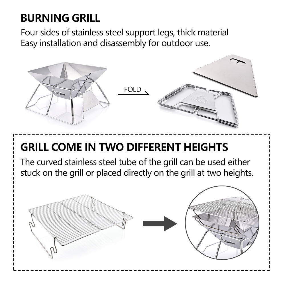 Wiatroodporny grill kempingowy – Outdoor Camping Sink recenzja i cena