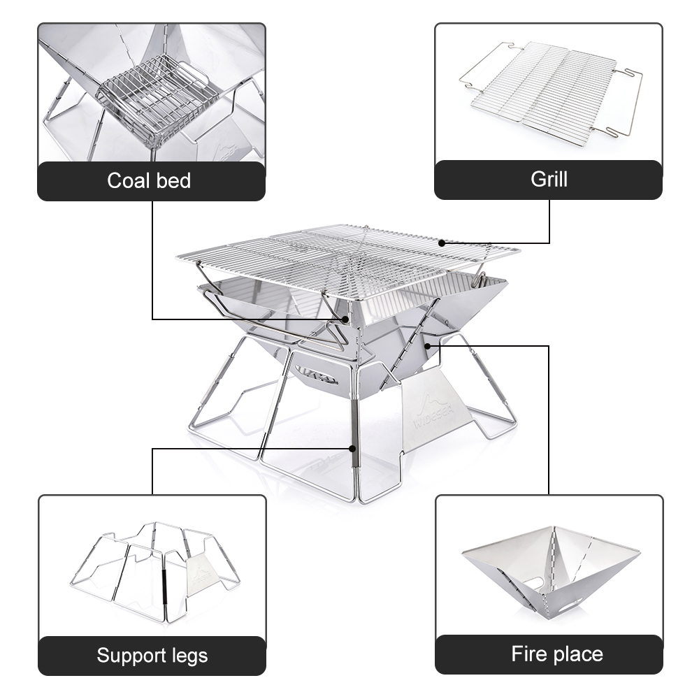 Wiatroodporny grill kempingowy – Outdoor Camping Sink recenzja i cena