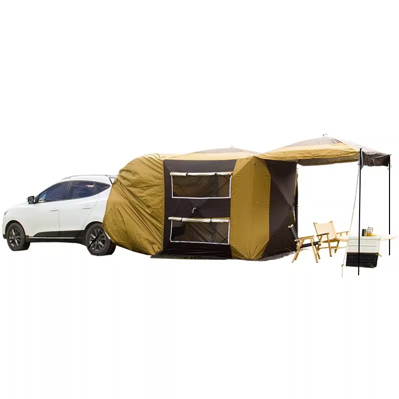 Namioty składane rodzinne na k – Outdoor Camping Car Tail Tent recenzja i cena