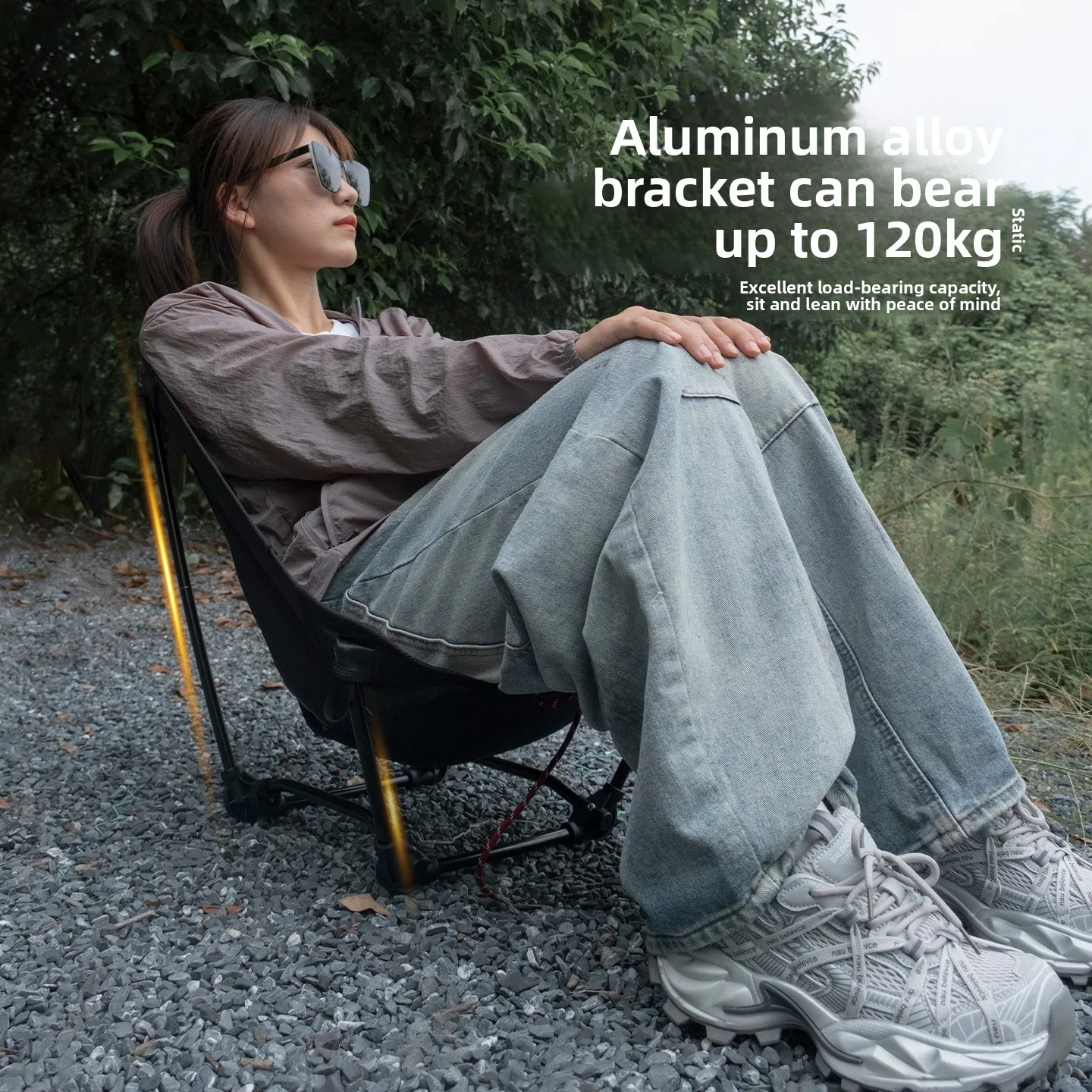Krzesło Moon, krzesło kempingo – Outdoor Camping Table And Chairs recenzja i cena