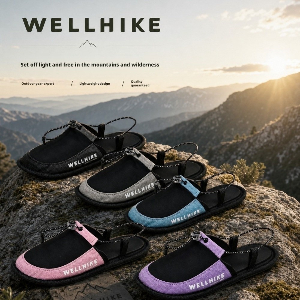 1 para antypoślizgowych kapci  – Outdoor Camping Slippers recenzja i cena