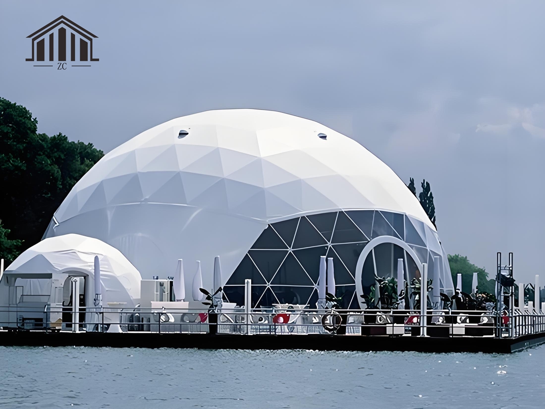 Duży, sferyczny namiot altanow – Outdoor Camping Exhibition recenzja i cena