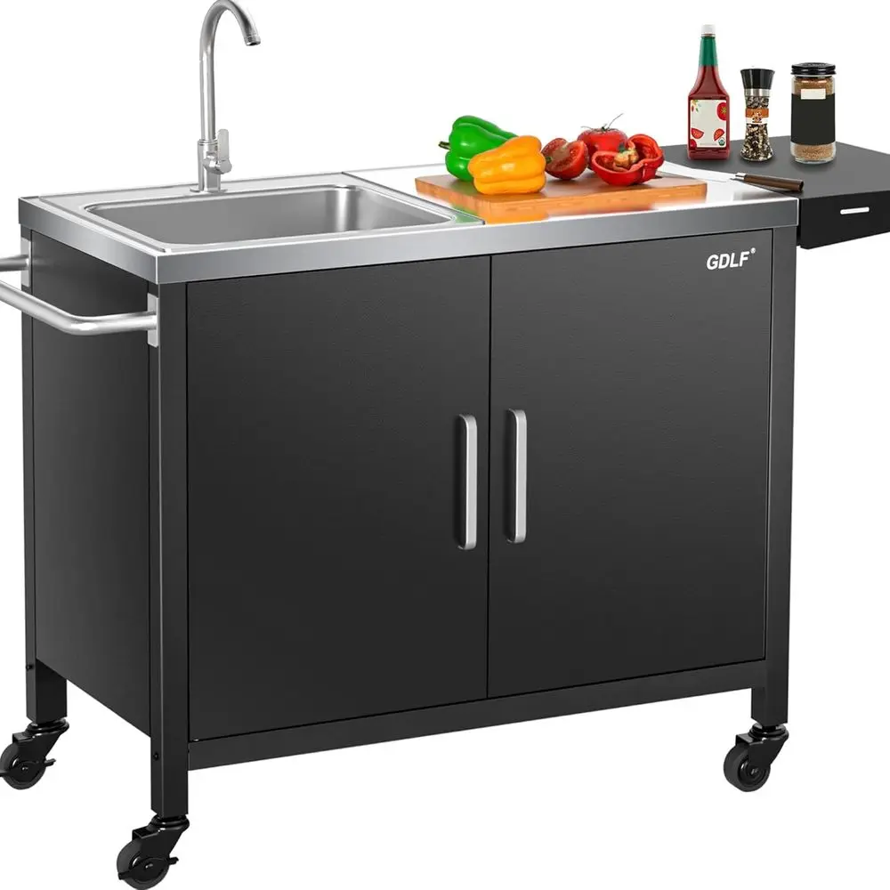 Wyspa kuchenna na zewnątrz ze  – Outdoor Camping Sink recenzja i cena