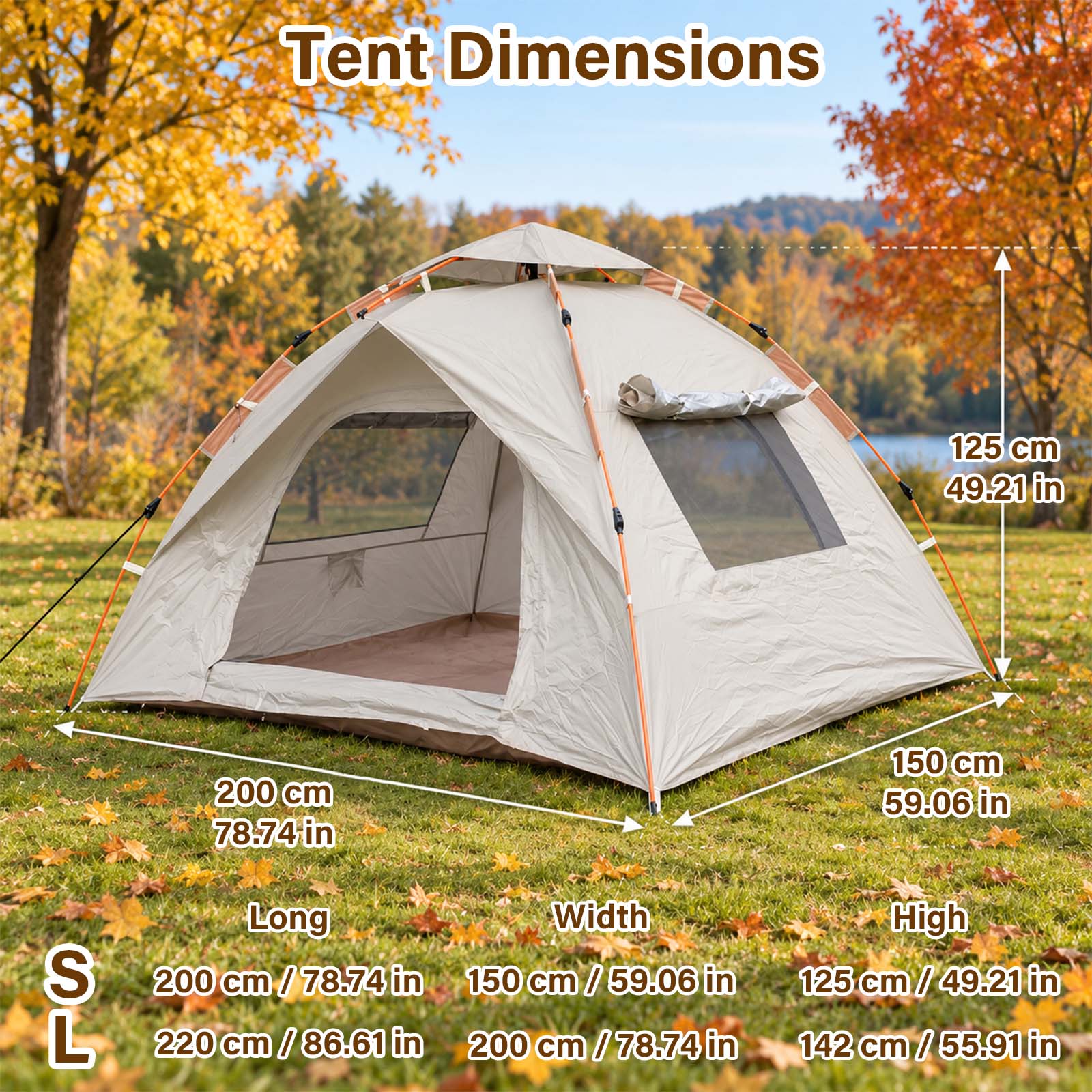 Szary namiot kempingowy typu p – Outdoor Camping And Glamping recenzja i cena