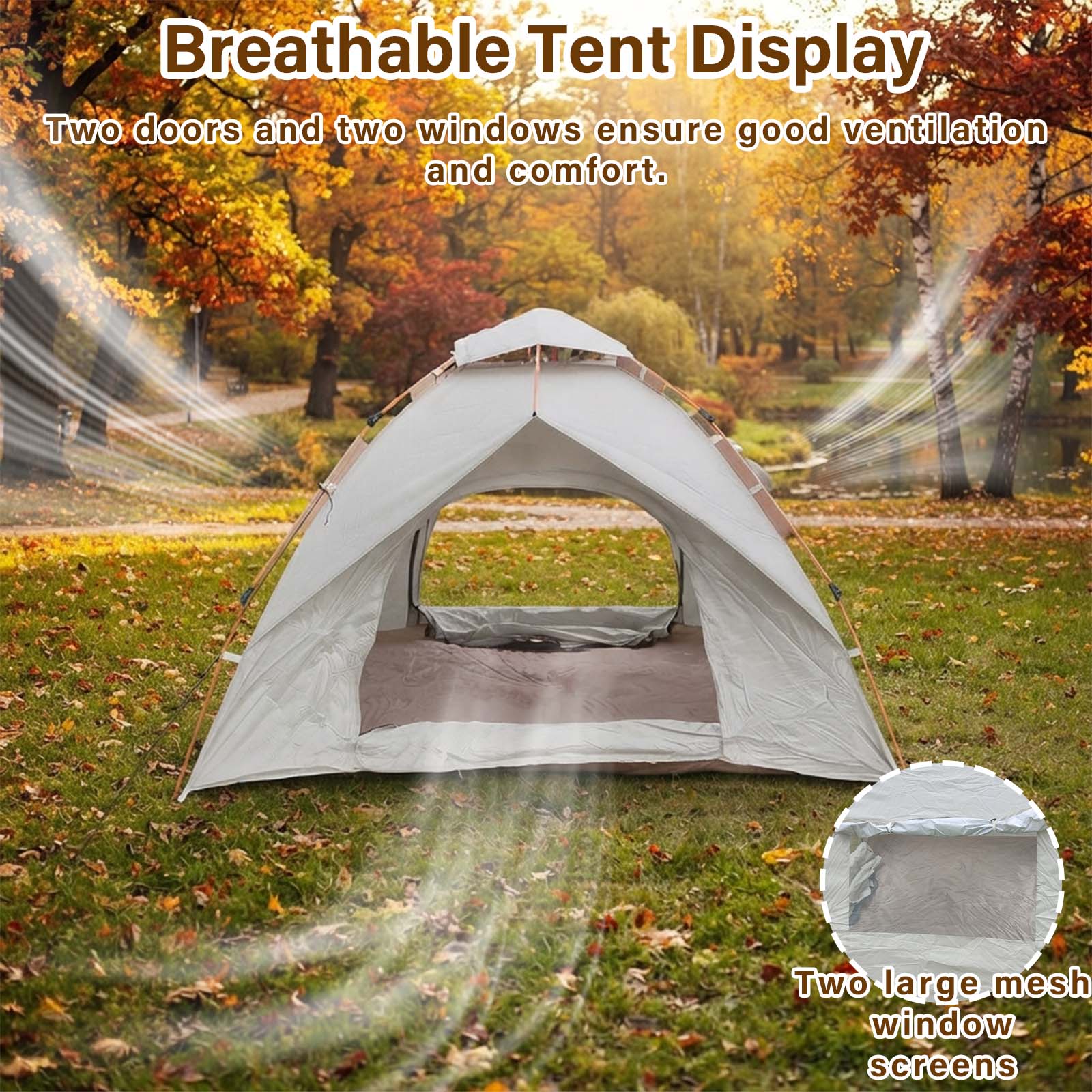 Szary namiot kempingowy typu p – Outdoor Camping And Glamping recenzja i cena