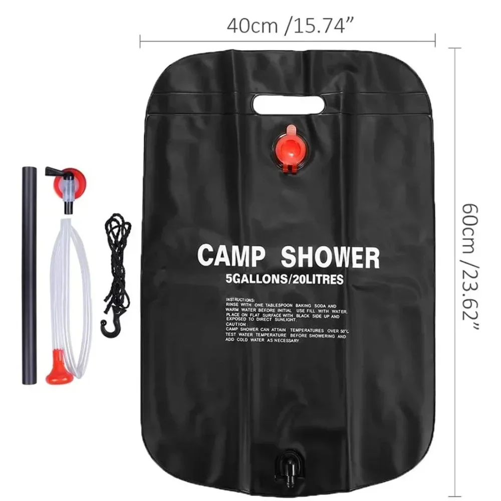 Duża, 20-litrowa torba pryszni – Outdoor Camping Sink recenzja i cena