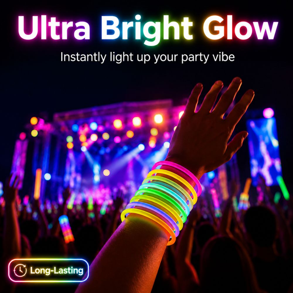 64/121 szt. wielokolorowych lo – Glow Sticks Survival recenzja i cena