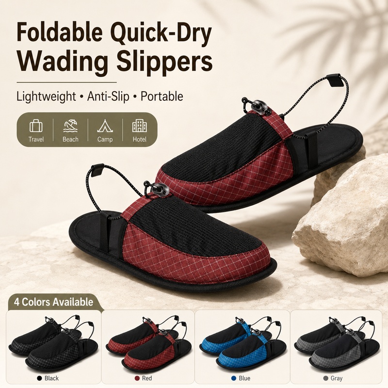 Składane, szybkoschnące klapki – Outdoor Camping Slippers recenzja i cena