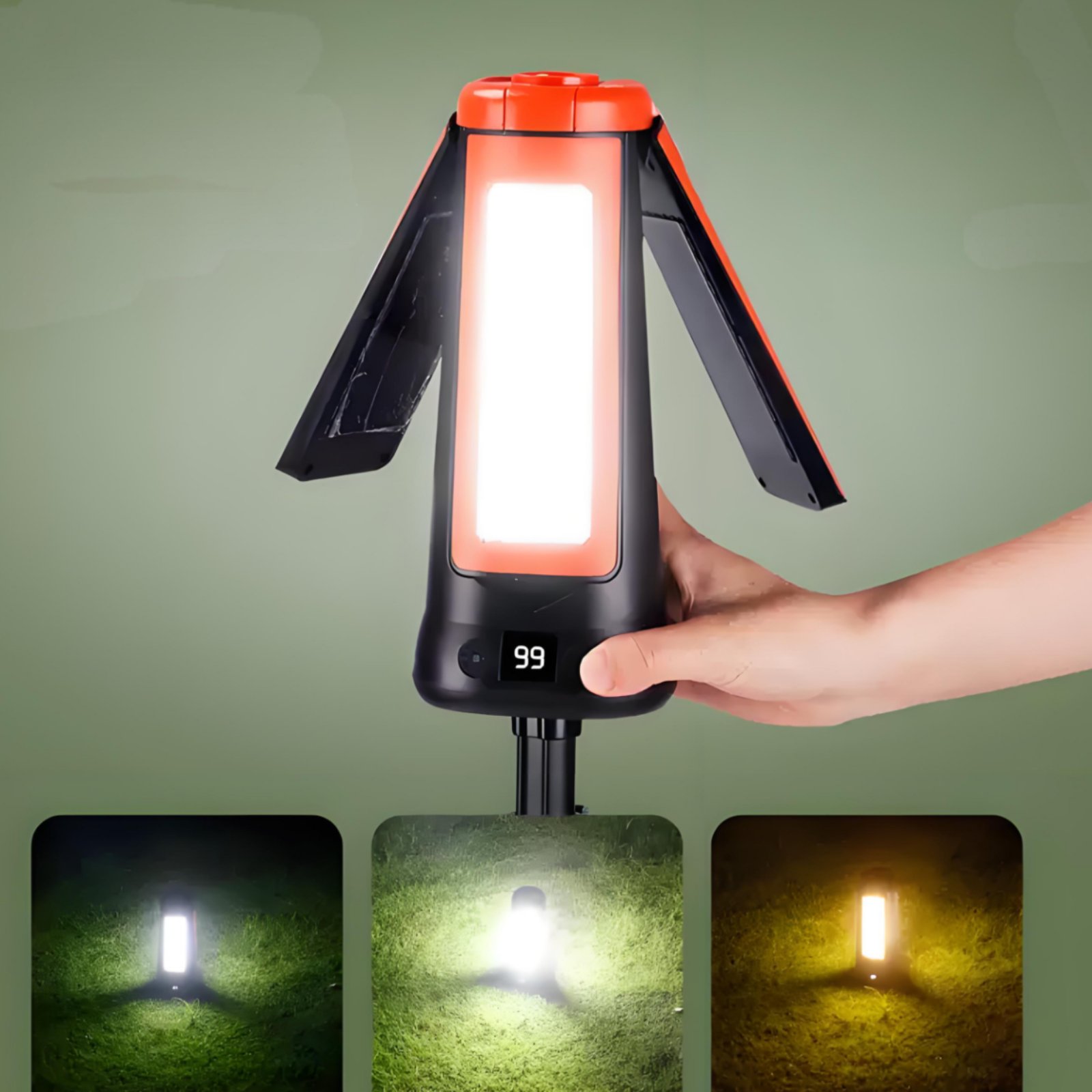Teleskopowa lampa do namiotu z – Battery Outdoor Camping recenzja i cena