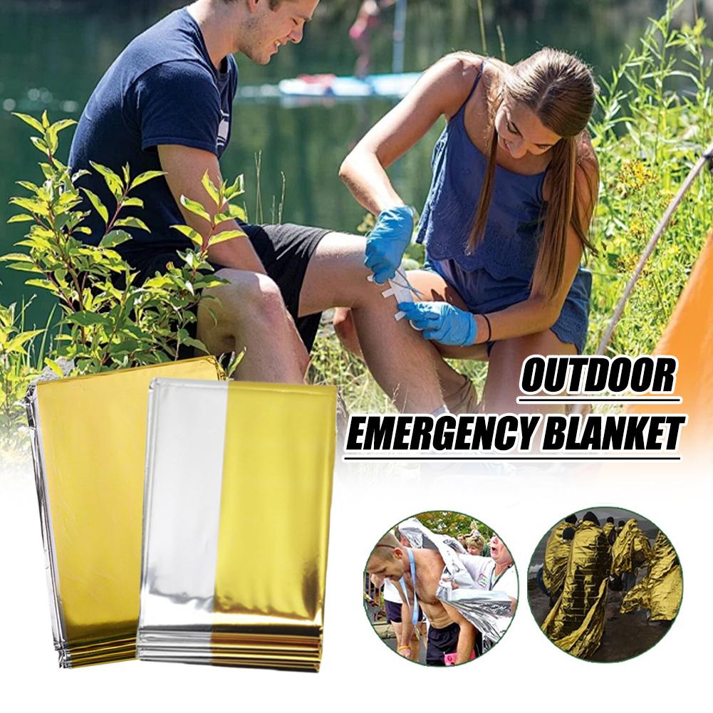 Zestaw ratunkowy na hypotermię – Outdoor Camping Heated Blanket recenzja i cena