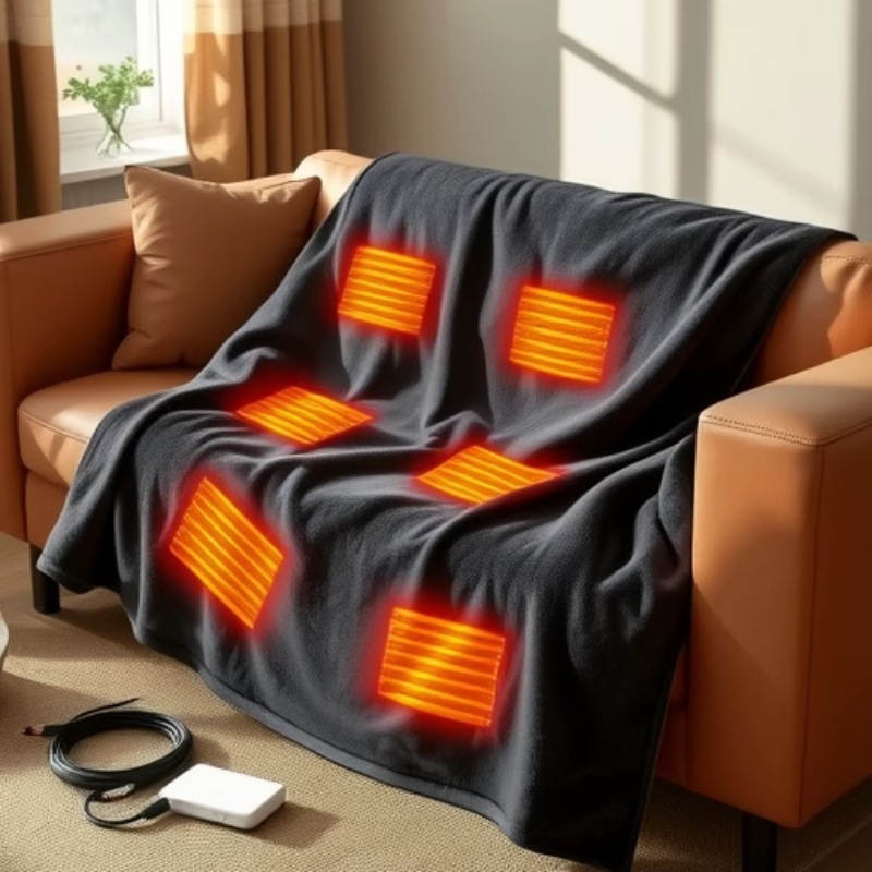 Koc grzewczy NewUSB 2025, elek – Outdoor Camping Heated Blanket recenzja i cena