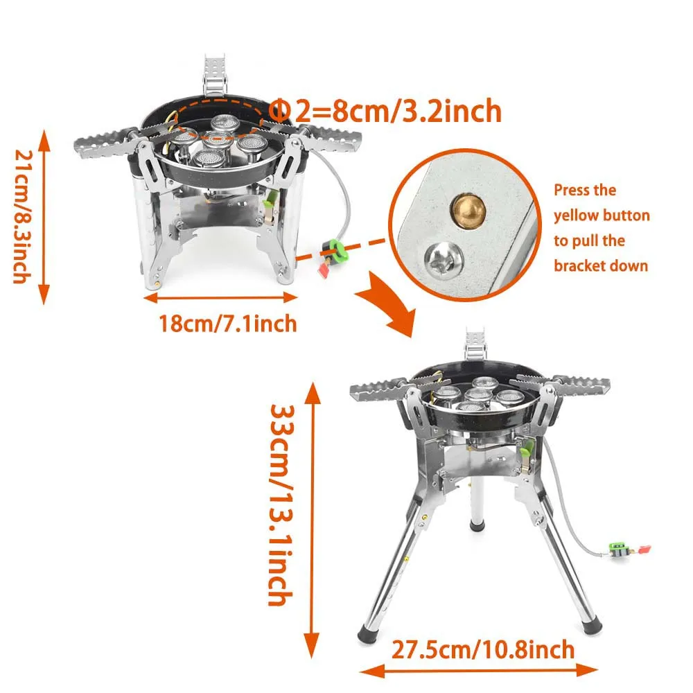 Zewnętrzny kuchenka gazowa Bul – Outdoor Camping Burner recenzja i cena