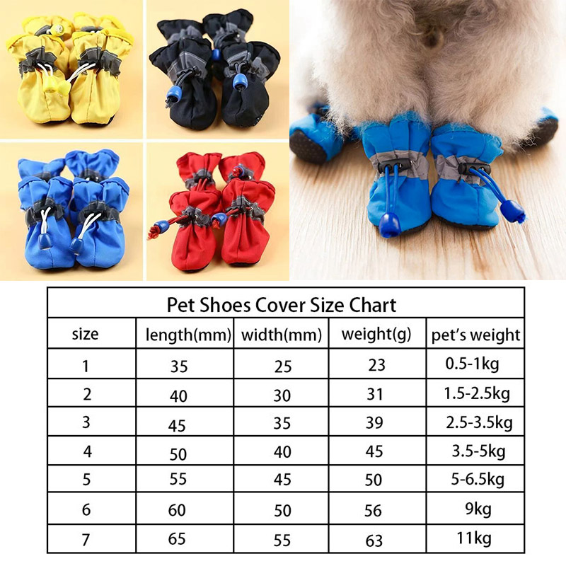 4 SZT. Małe Buty dla Psów Buty – Outdoor Camping Slippers recenzja i cena