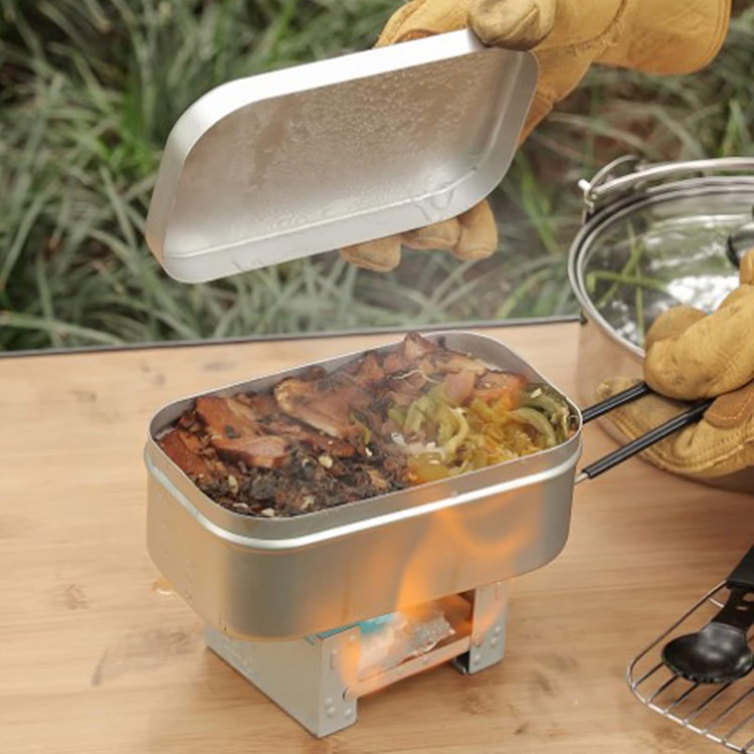 Składany uchwyt na pudełko Ben – Camp Utensil Set recenzja i cena