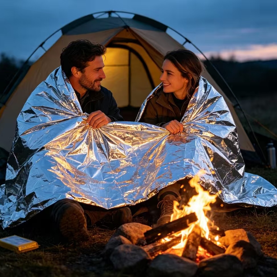 Koc termiczny z folii mylarowe – Outdoor Camping Heated Blanket recenzja i cena