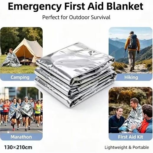 Koc termiczny z folii mylarowe – Outdoor Camping Heated Blanket recenzja i cena