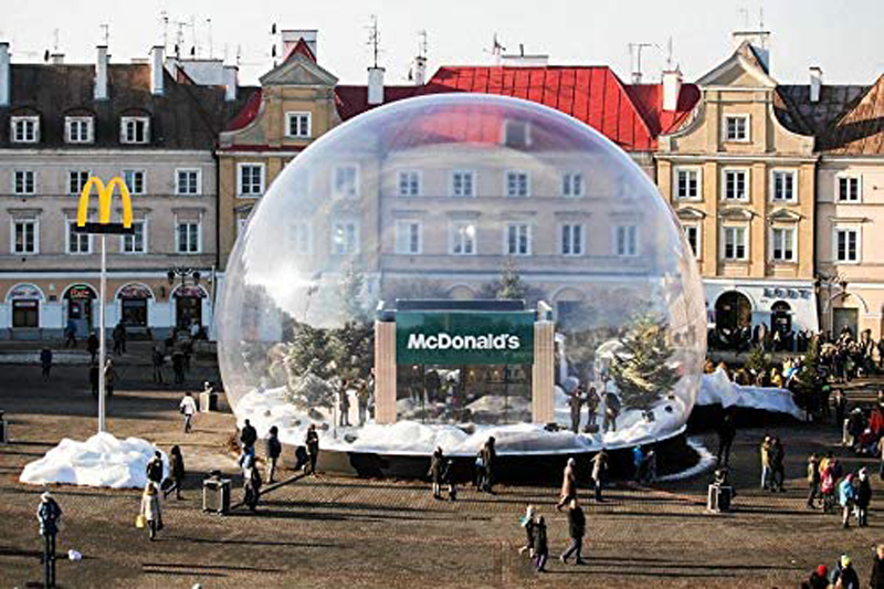 Nadmuchiwane bańka namiot iglo – Outdoor Camping Exhibition recenzja i cena