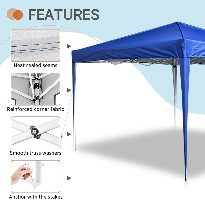 Składany namiot z czterema ści – Outdoor Camping Exhibition recenzja i cena