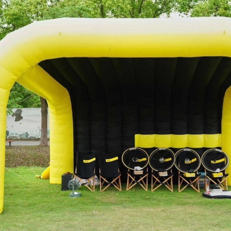 Namiot zewnętrzny, namiot dmuc – Outdoor Camping Exhibition recenzja i cena