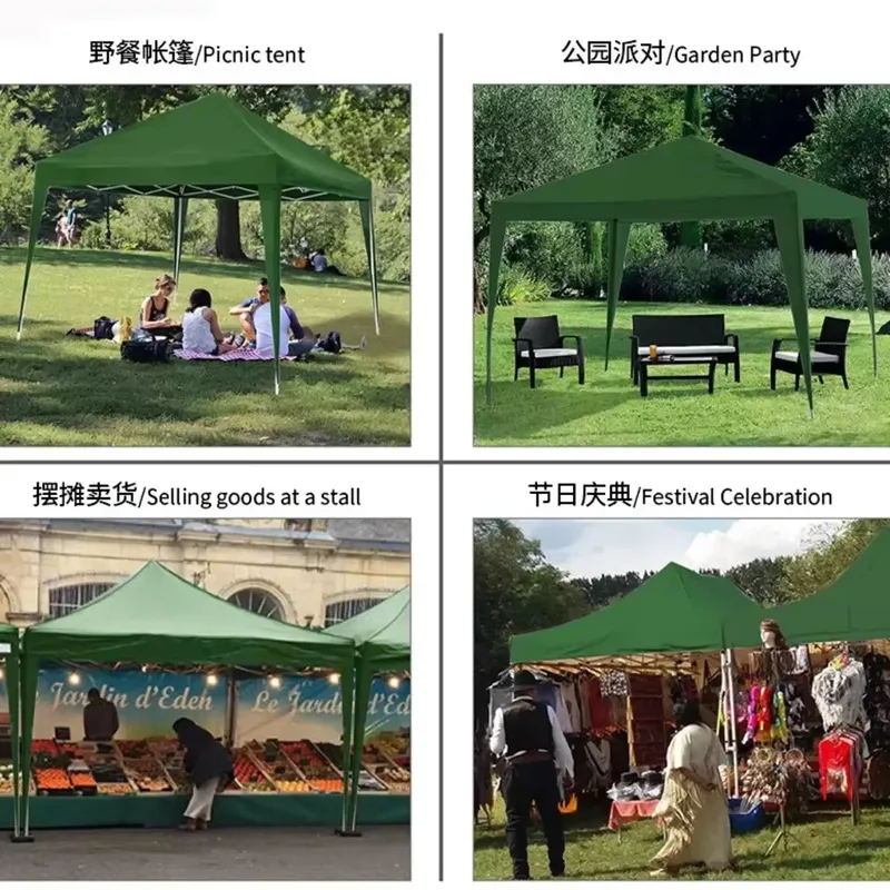 Składany namiot 300x300x220cm, – Outdoor Camping Exhibition recenzja i cena