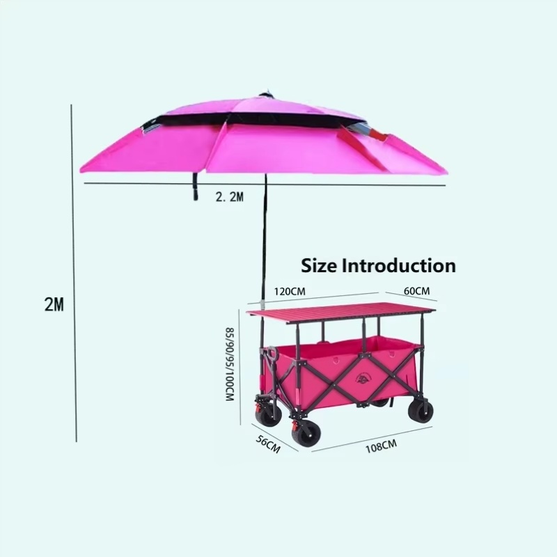 Wózek składany, wytrzymały, z  – Camp Table Folding recenzja i cena